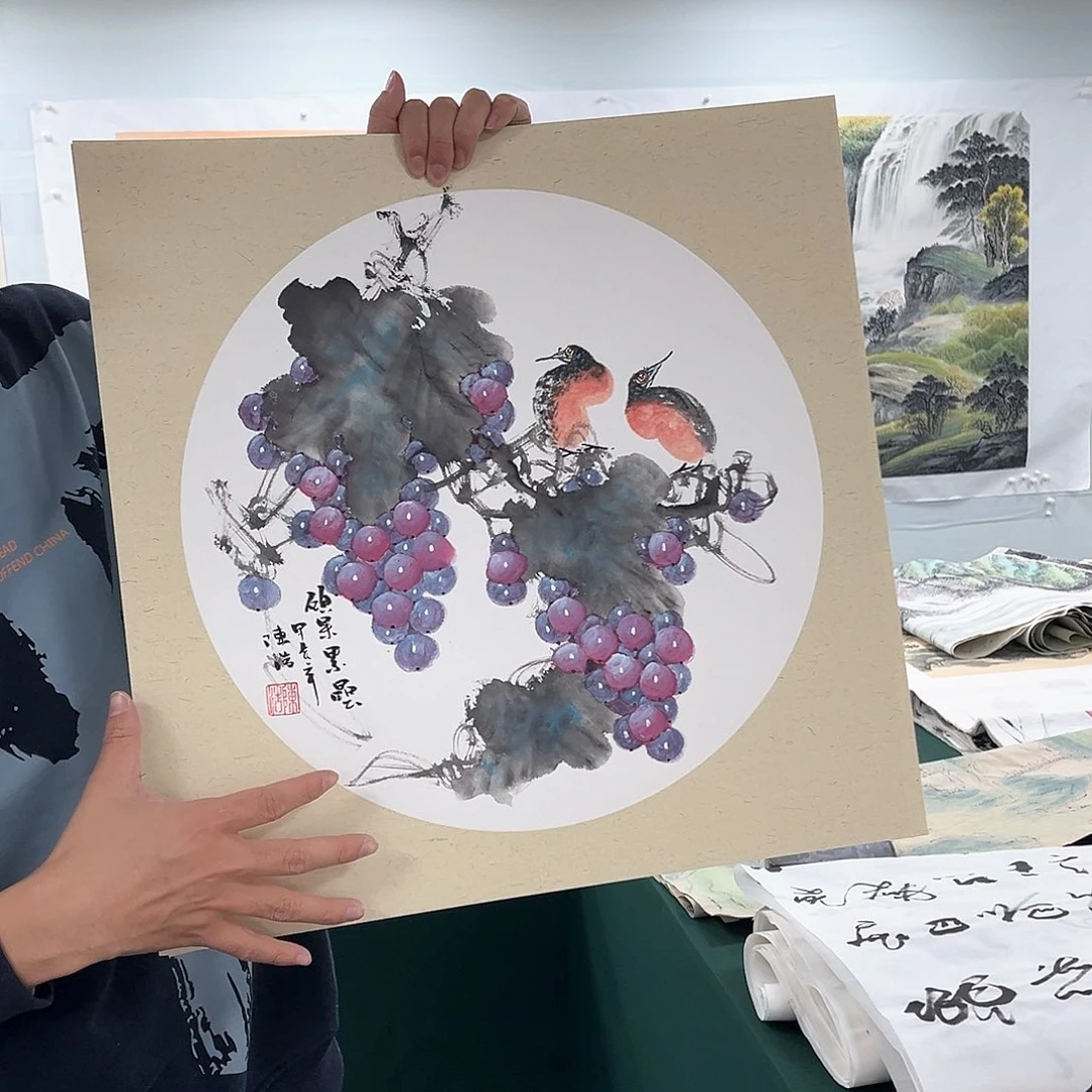 国画宣纸国画纯手绘作品