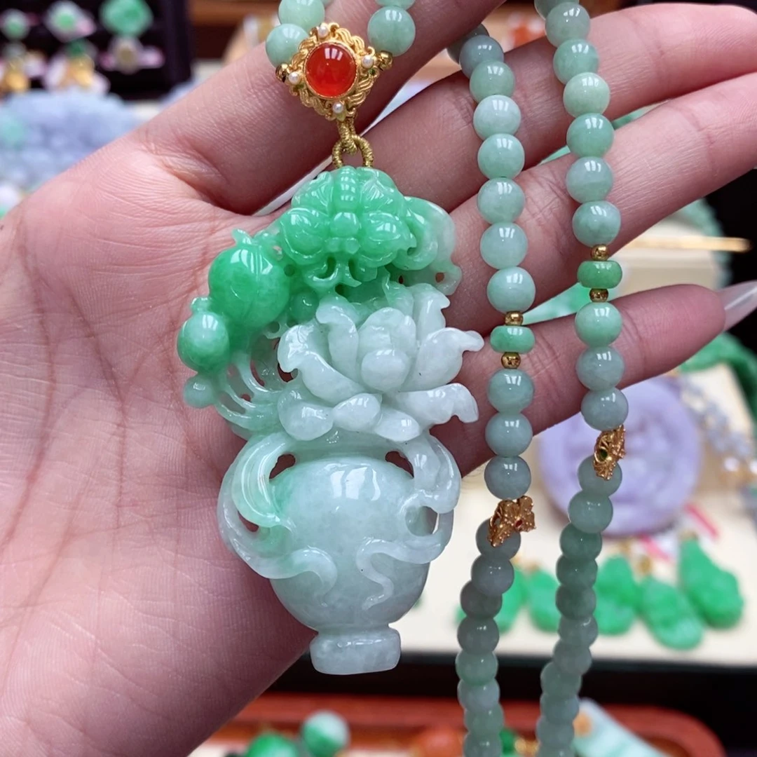 颈饰未镶嵌翡翠翡翠吊坠