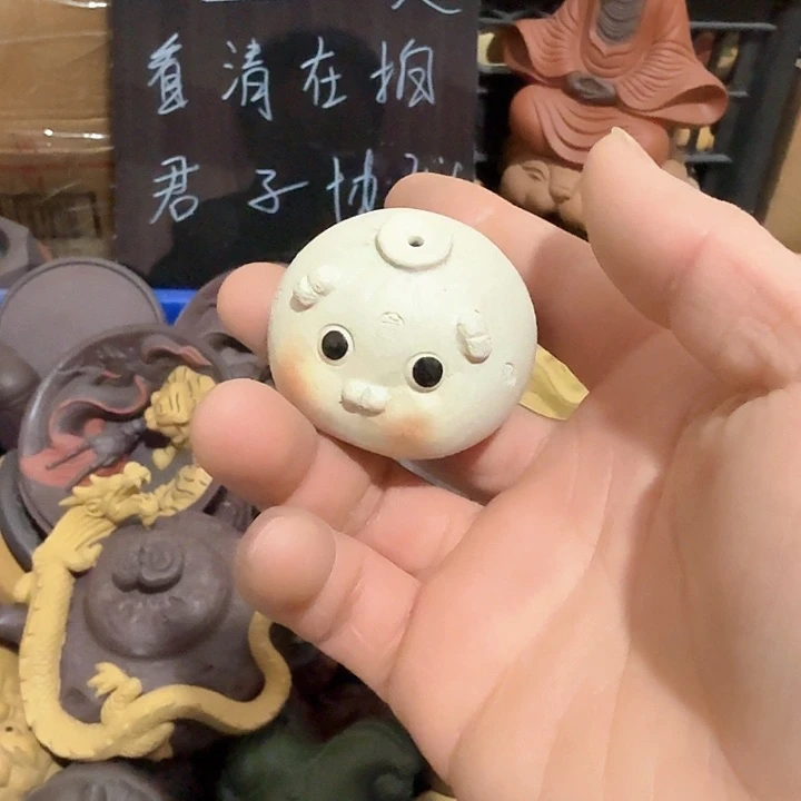 紫砂茶宠雕塑瑕疵茶宠