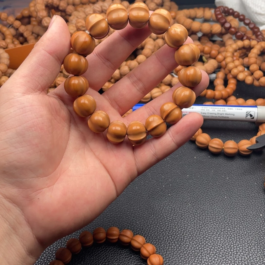 手串猴头核桃走色无暇光面鲨鱼15