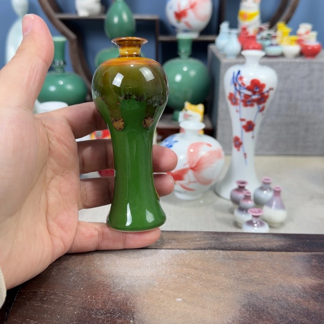 陶瓷手工小花器摆件