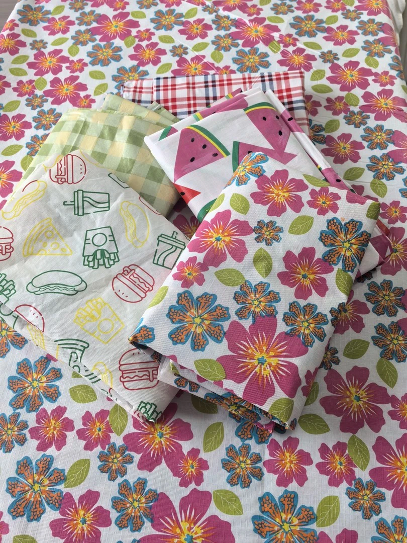 《辉岳》约130*210起多色多款防水桌布不挑发5张