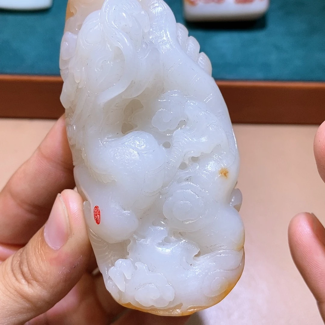 和田玉未镶嵌颈饰L8