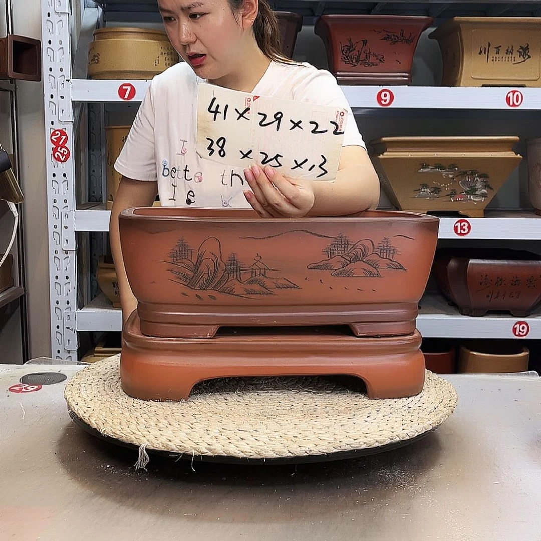 紫砂花盆紫砂花盆