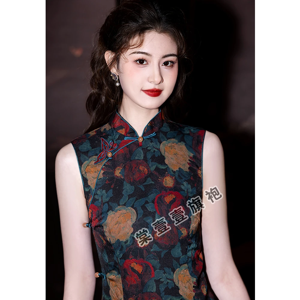 棠壹壹港风旗袍新中式改良日常上班可穿显瘦修身高级感复古中国风