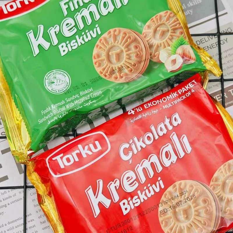 宝山土耳其原装进口torku倍迷多口味夹心饼干244g