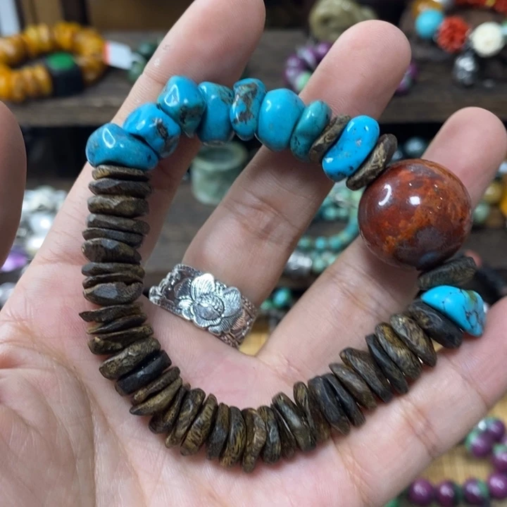 南红玛瑙颈饰未镶嵌啊*