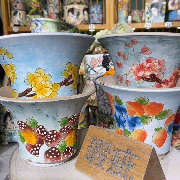 红陶景德镇艺术手绘作品