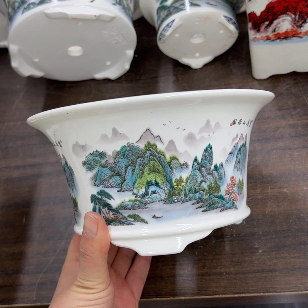 紫砂花盆933号瑕疵20/10cm