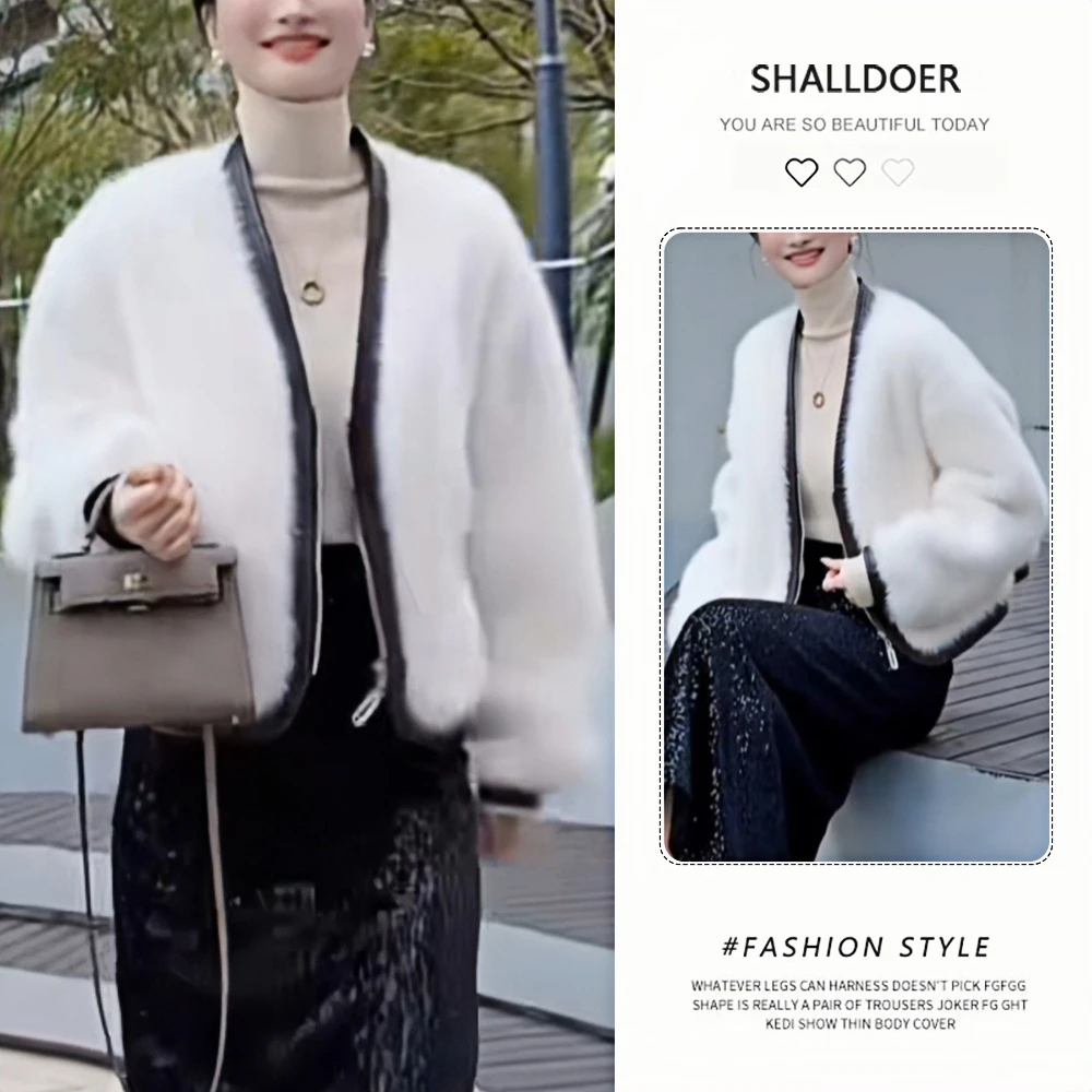 2025冬季新款设计感外套女韩版时尚高级感纯色小众洋气上衣