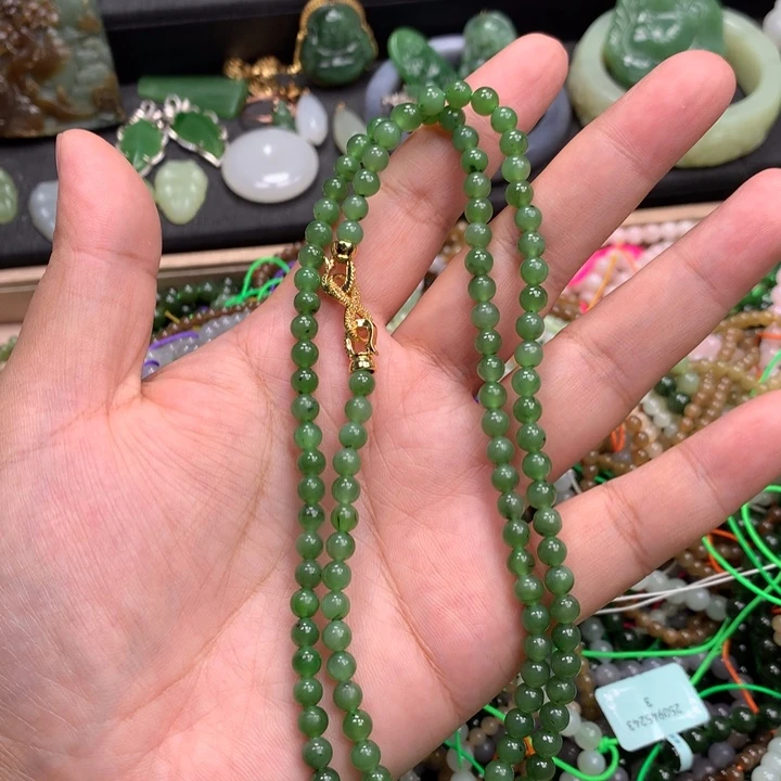 和田玉未镶嵌手链72