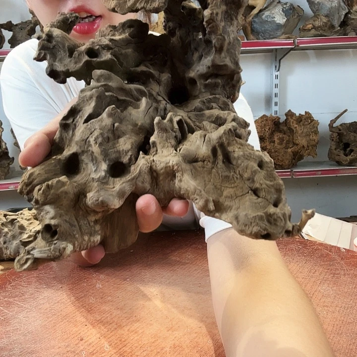 华***安香榧木黄荆随形小摆件底座