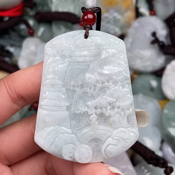 颈饰未镶嵌翡翠翡翠