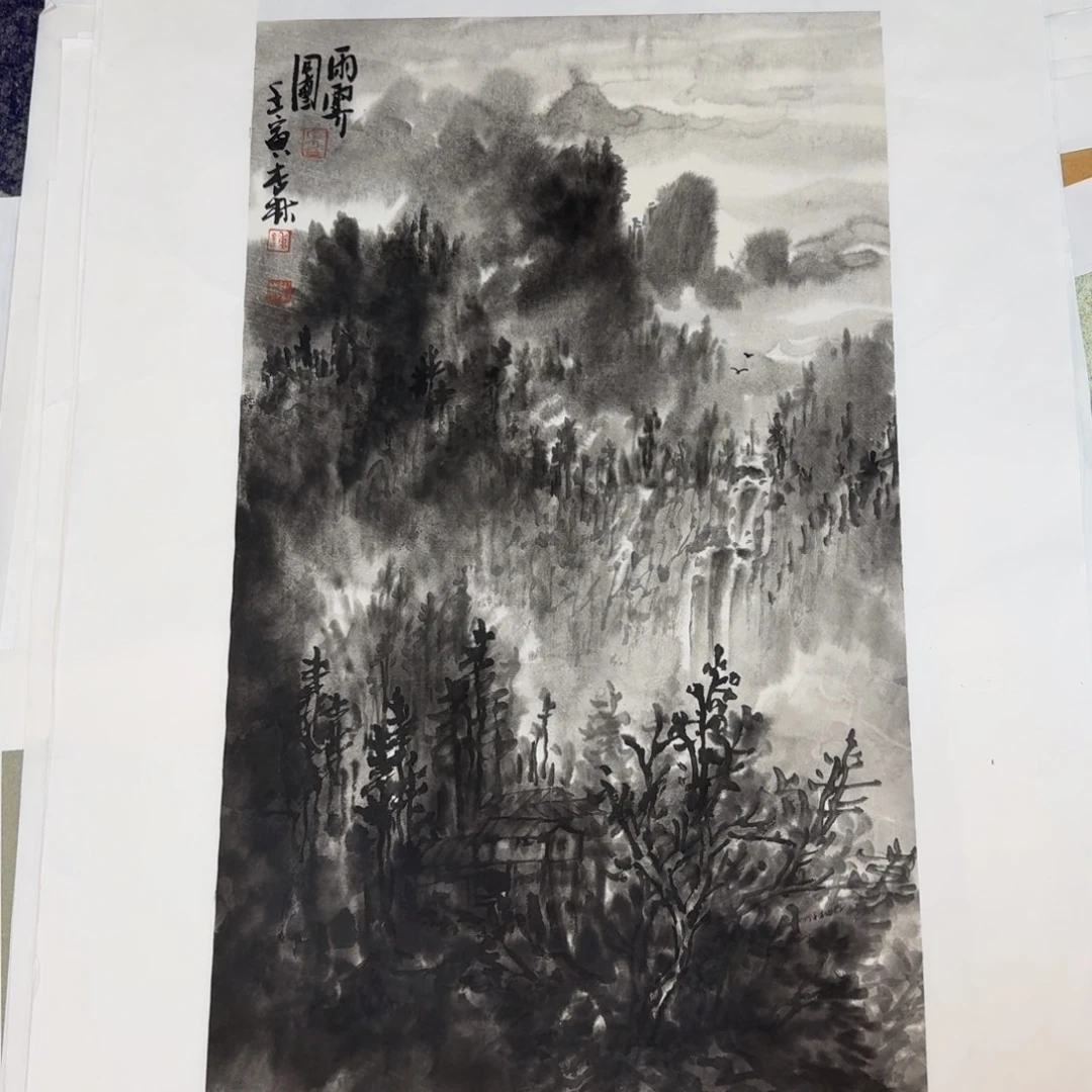 国画钟信林老师四尺四开68*40