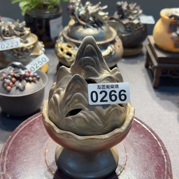 柴烧茶器，纯手工制作