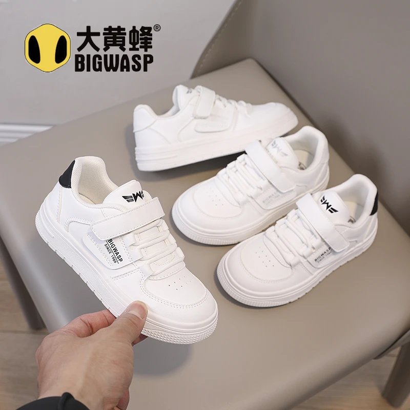 大黄蜂童鞋儿童透气小白鞋2025秋季新款男女童鞋子板鞋儿童鞋子潮