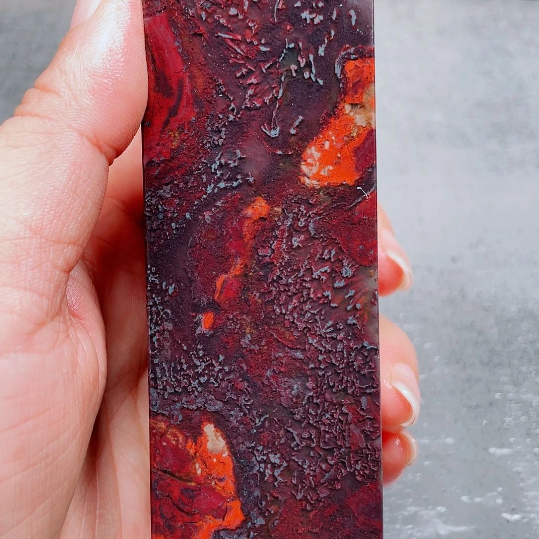 【闪购商品】玉桂林鸡血玉印章镇尺16
