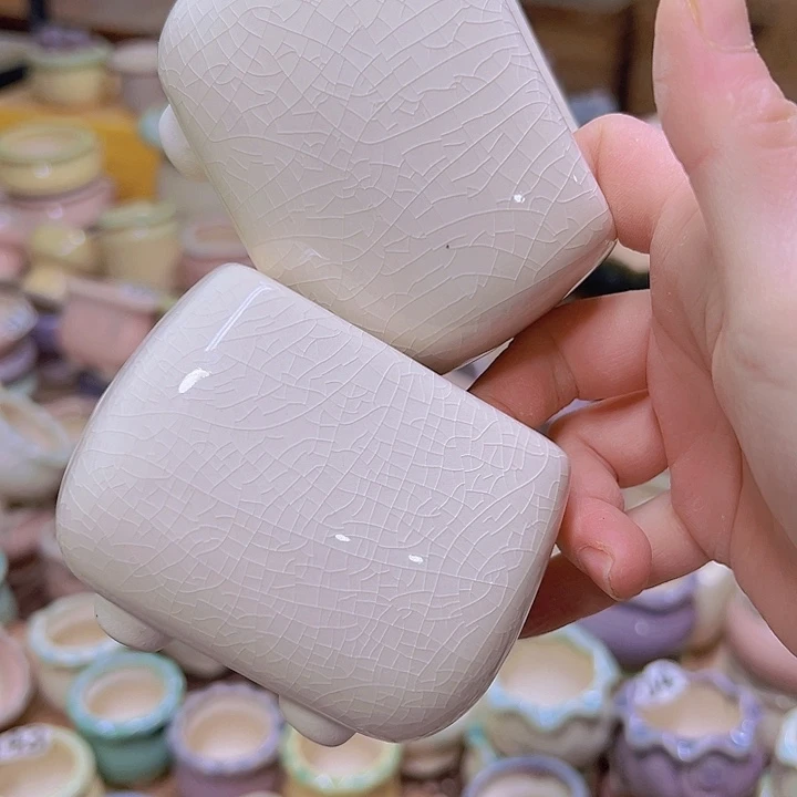 红陶陶瓷花盆当场满12包邮