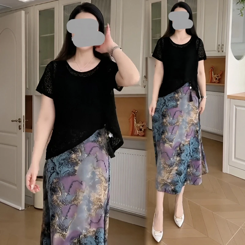 （运费补贴）连衣裙2025新款女夏季十三行今年流行爆款气质妈妈减