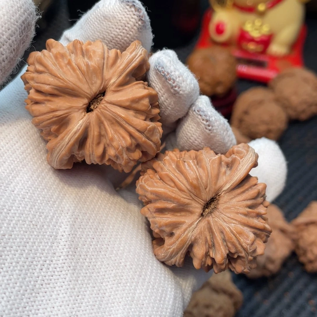 文玩核桃把件瓦****果四座楼4.2全品