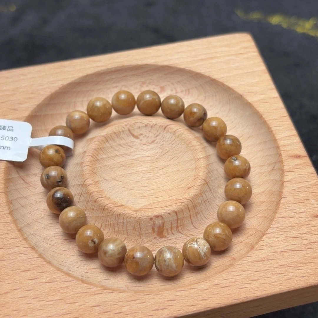 琥珀未镶嵌珠宝奇石8.3mm根珀