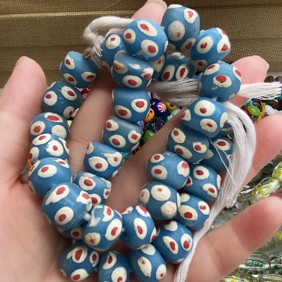 琉璃颈饰非洲手绘067