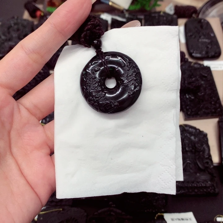 天然a货钢琴黑挂件