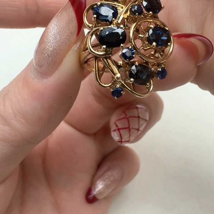 蓝宝石戒指未镶嵌