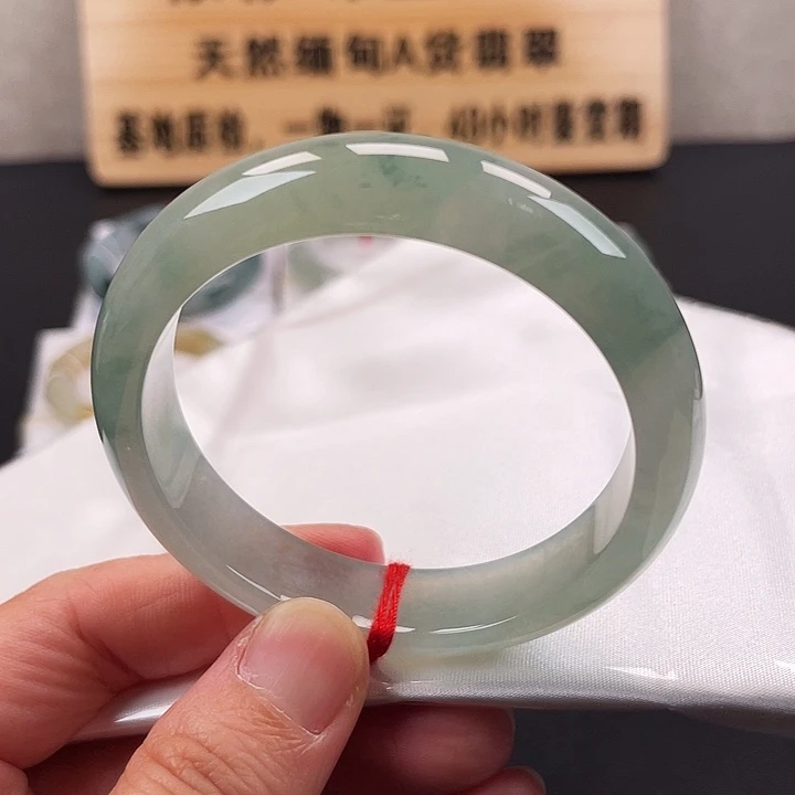 翡翠未镶嵌手镯手镯34