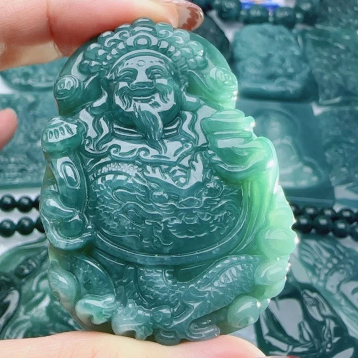 翡翠未镶嵌颈饰多样性发货天然A货翡翠