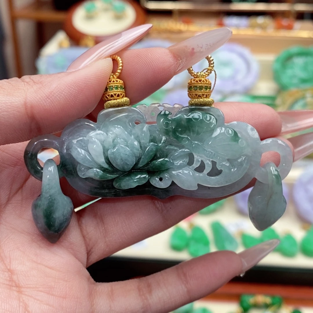 颈饰未镶嵌翡翠翡翠吊坠