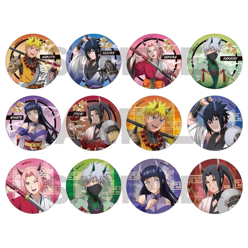日谷 火影忍者 鬼系列吧唧 【盲盒产品 默认代拆
