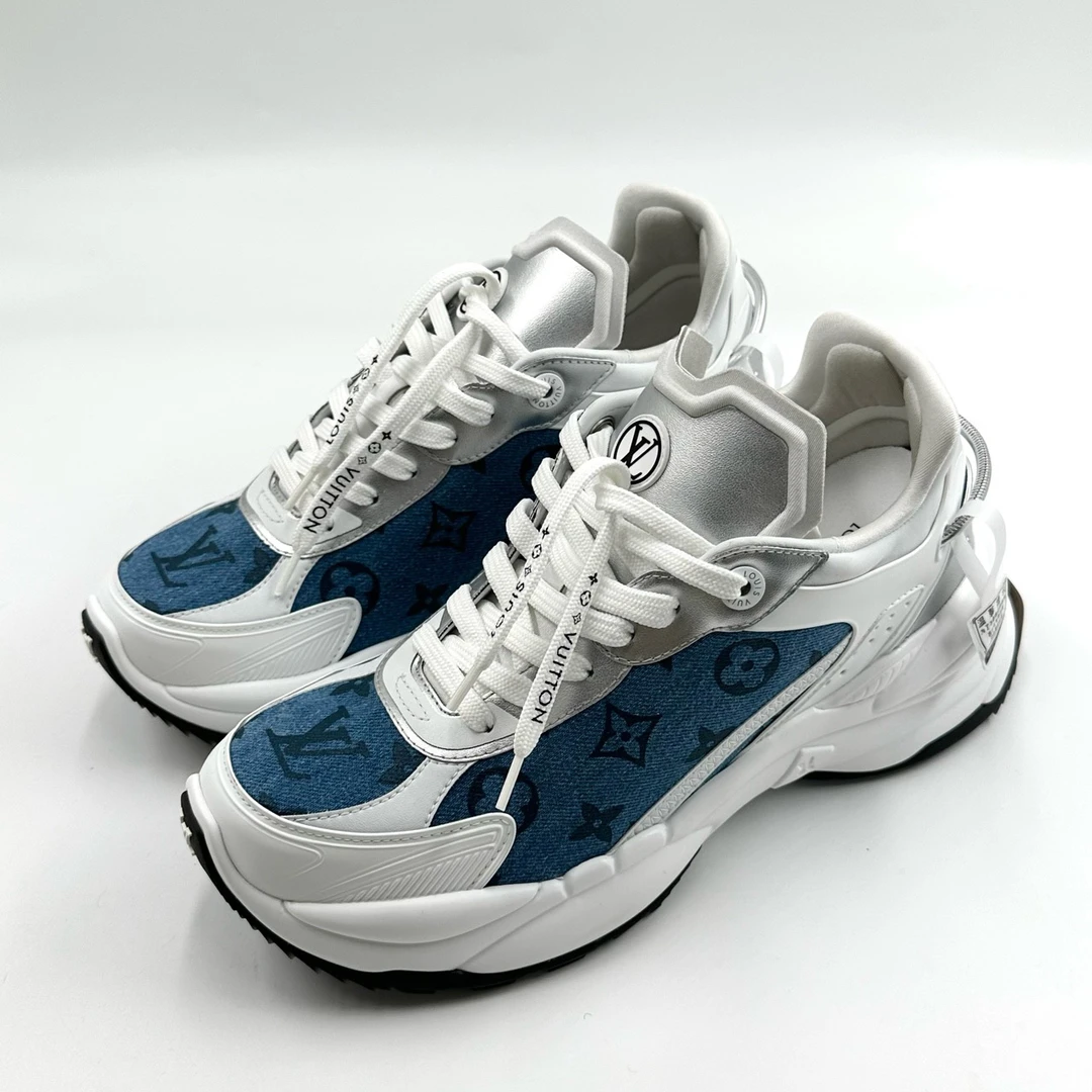 全新未使用 LouisVuitton/路易威登 39码/牛仔老花运动鞋06707