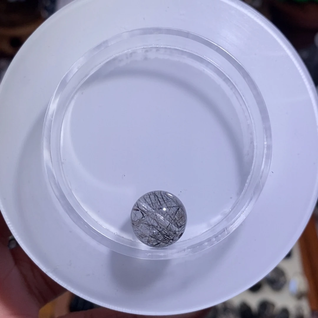 未镶嵌手链水晶黑发晶13mm单珠全透体满发蕾丝多样性发一