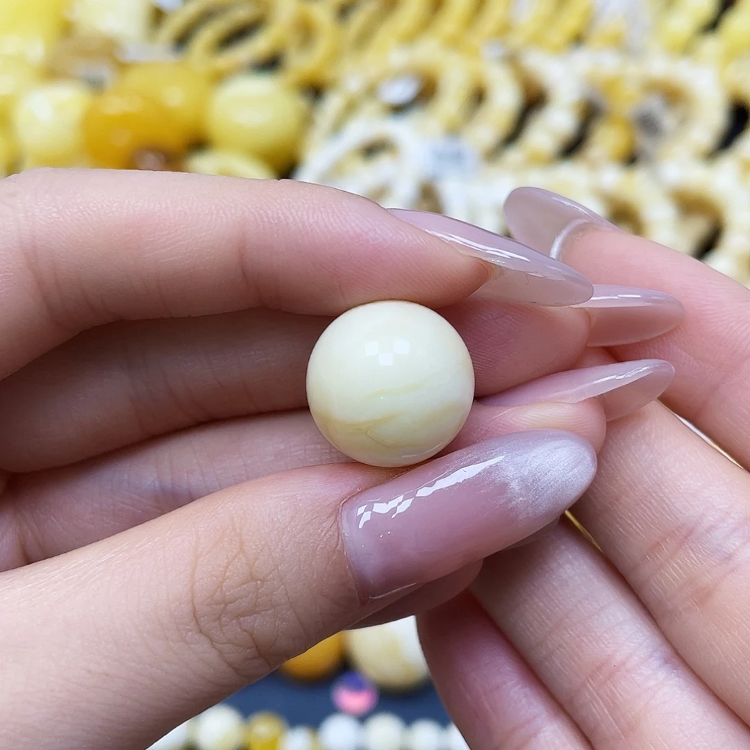裸石蜜蜡未镶嵌圆珠15.9mm