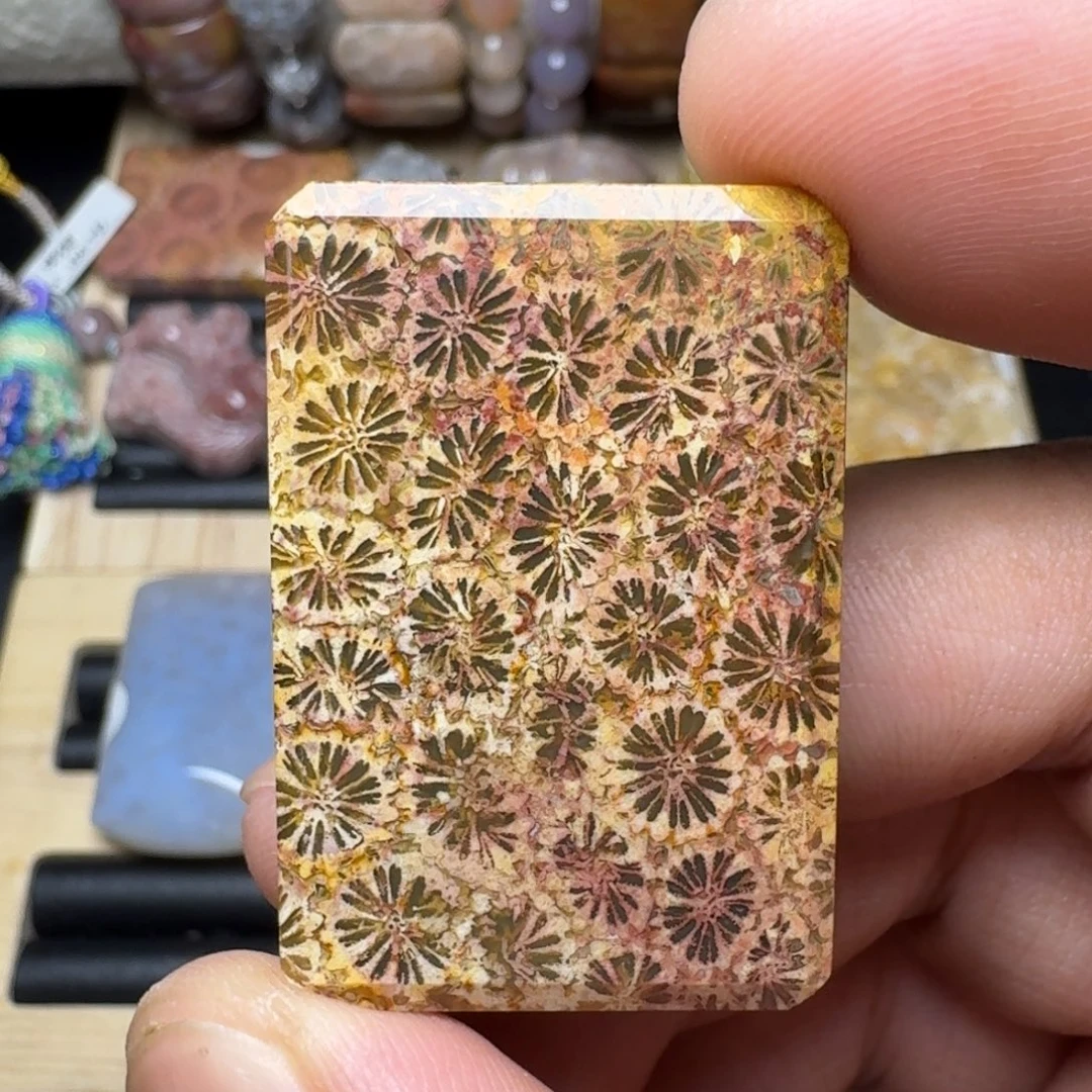 硅化玉未镶嵌纯天然色有机玉石保真色