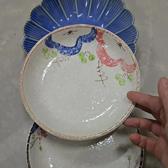 瓷片微瑕8寸3个深盘66666666