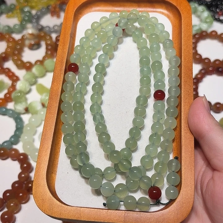 蛇纹石玉未镶嵌手串