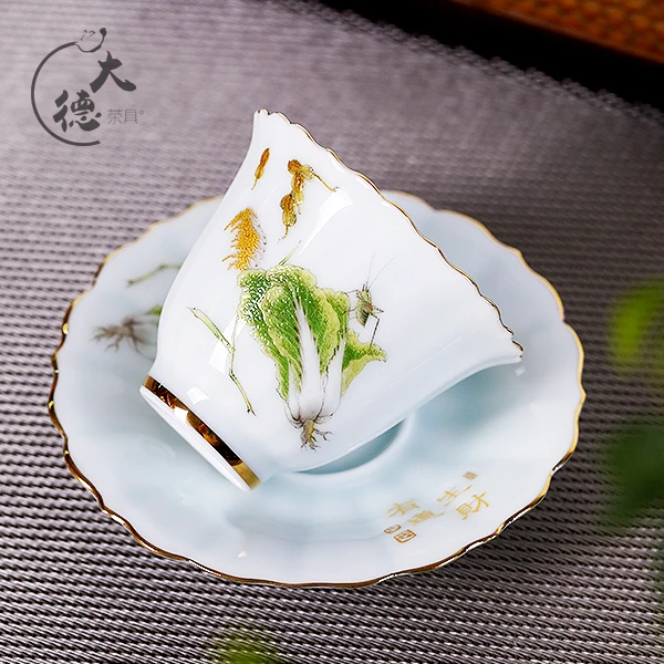 TYD-C541-生财有道茶杯+杯垫