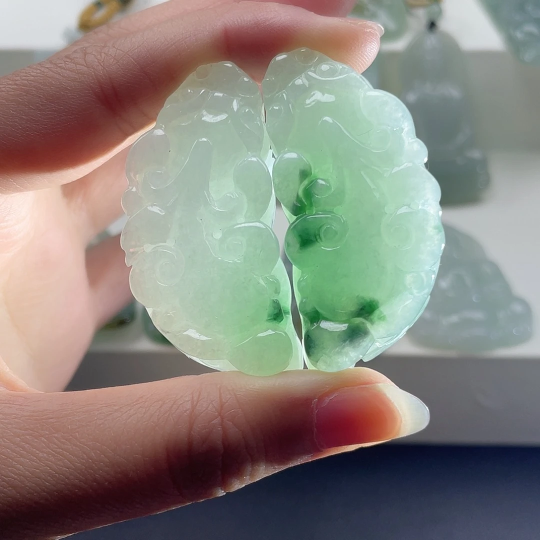 飞***️翡翠未镶嵌颈饰天然翡翠1111111