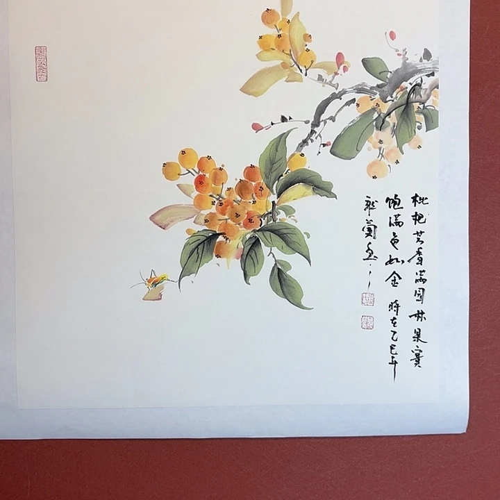 国画听兰老师花鸟