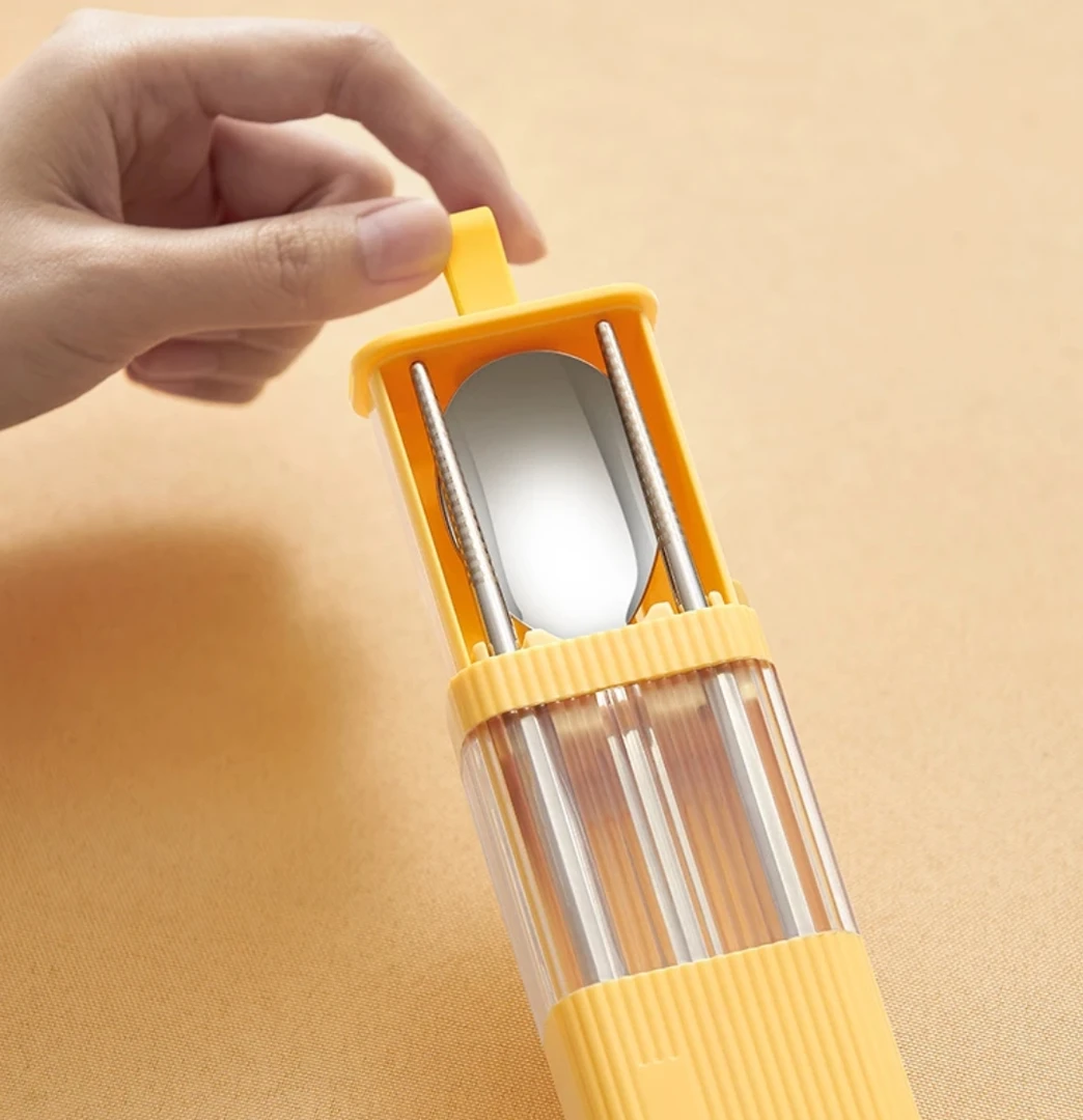 便携式316L勺筷套装KN餐具盒