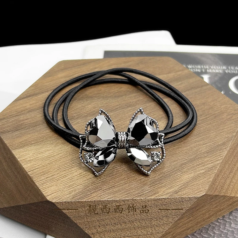 【LXX靓西西】8086 简约时尚休闲风高弹力三股皮筋