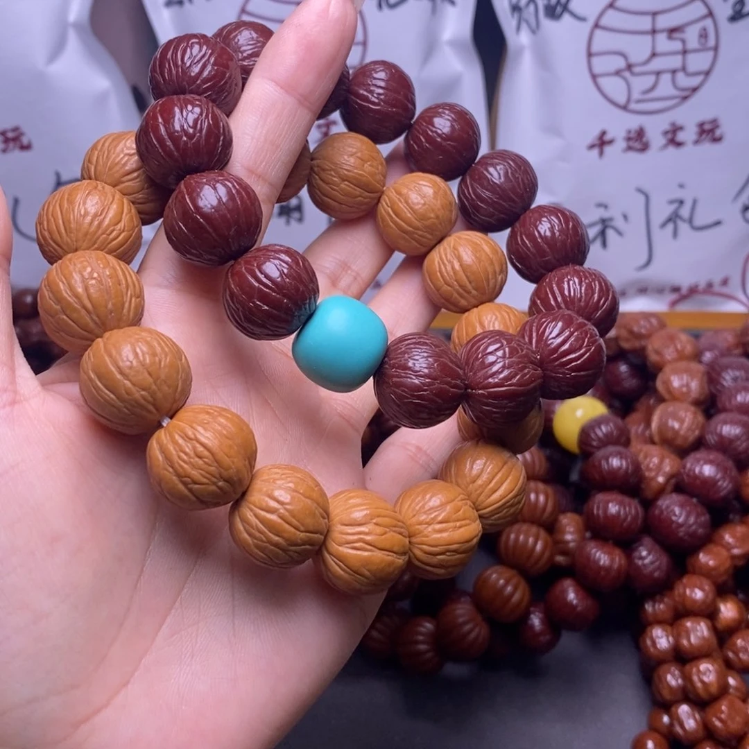 猴头核桃手串聚宝盆