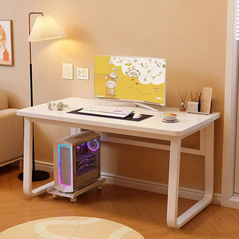 书桌电脑桌台式卧室家用学生学习桌简易作业桌简约办公桌大白桌