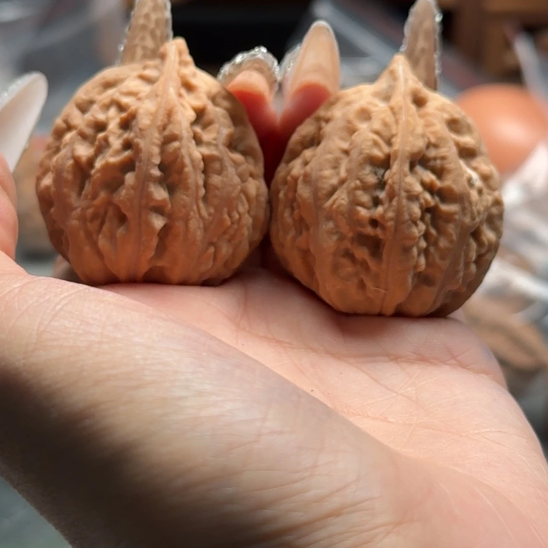 文玩核桃把件关东木子楸百核167瑕疵