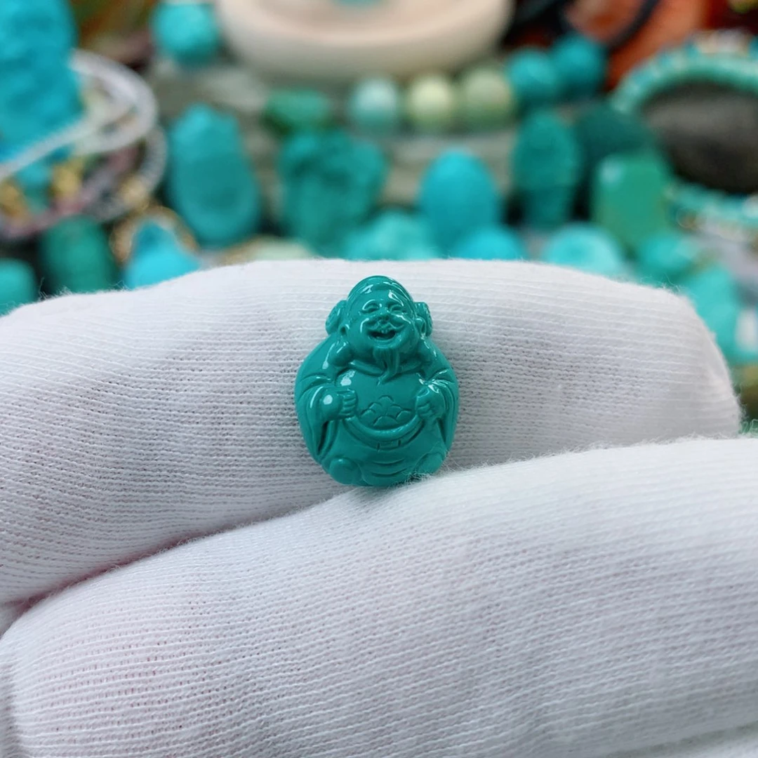 绿松石未镶嵌珠宝半成品