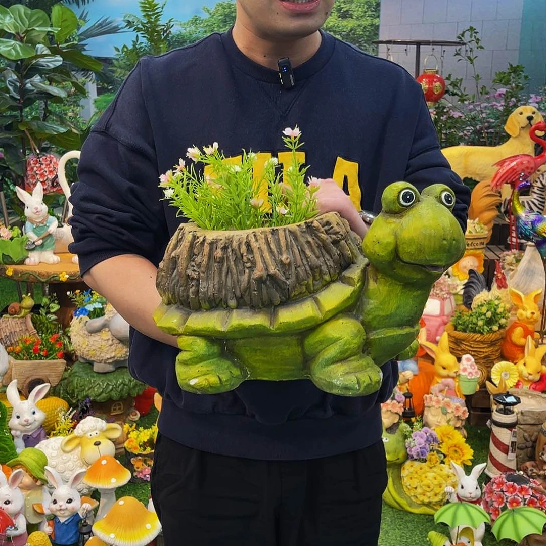 红陶花园庭院摆件