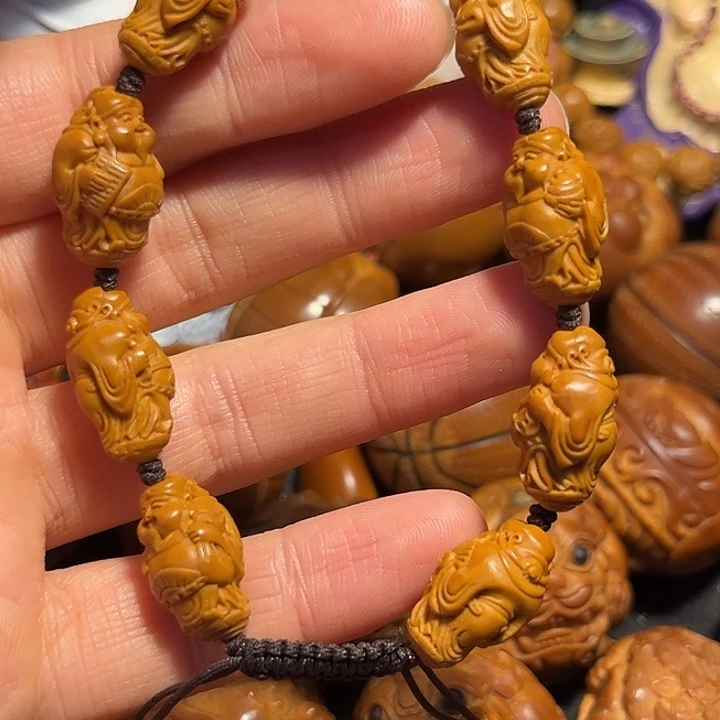 手串/手链橄榄核站立财神1.2