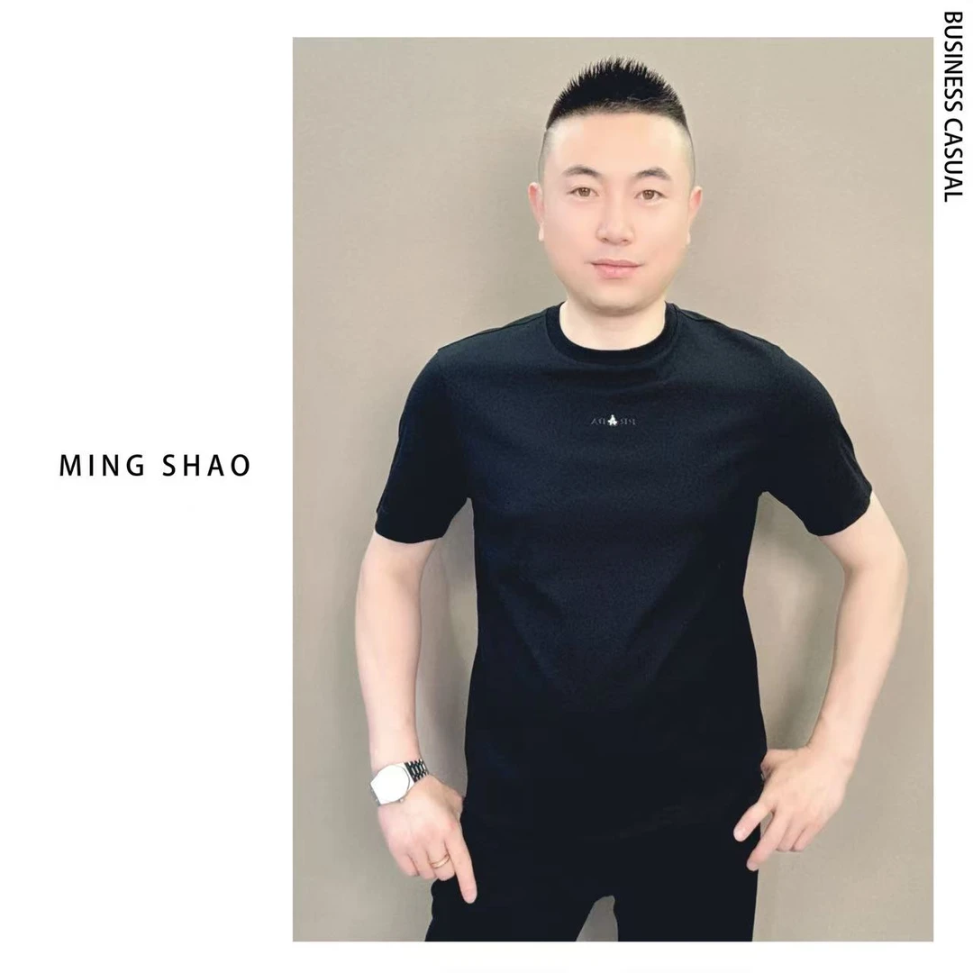 【8167】偏小一码夏季新品男士轻奢高端圆领T恤舒适柔软百搭时尚